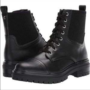 Women’s Giovanny Black Combat Boots / 8.5
